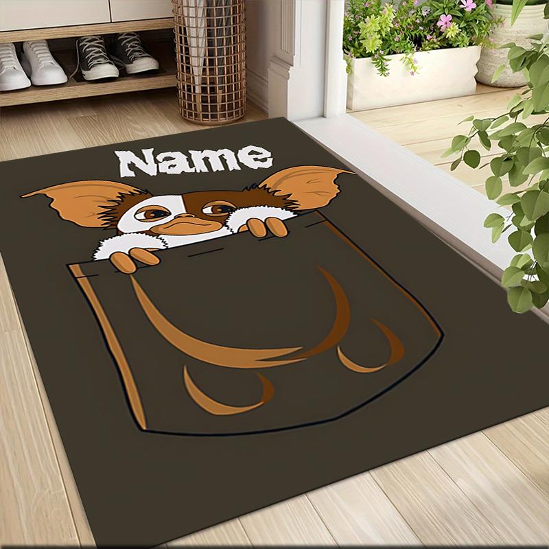 Custom Name Creativity Carpet Rug Customizable Soft Washable Anti-Slip Home Living Room Sofa Mats Personalized Rug. 0909113