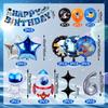 Astronaut Balloon Set, Astronaut Aluminum Film Balls, Birthday Party Decoration Balloons for Boys and Girls