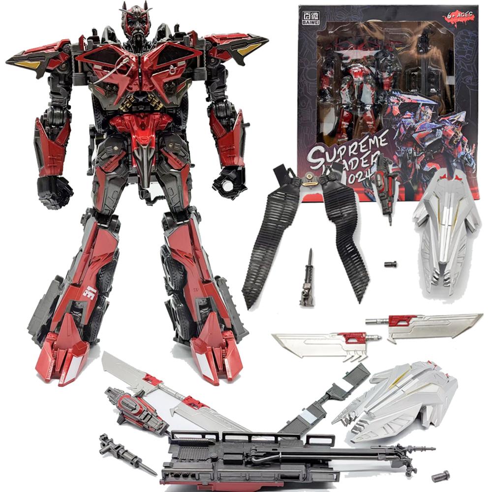 Transformation Toys Sentinel Prime Fire Engine TW-1024 Autobots Truck Model Action Figure Deformation Robot BAIWEI TW1024 SS61 Poseable Articulated
