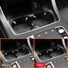 Carbon Fiber Car Center Water Cup Holder Trim Frame Decoration Interior Sticker For Mercedes Benz 2016- C Class GLC W205