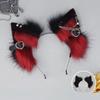 Hairpin Plush Headband Belt Halloween Cosplay Costume Fashion Cat Ear Lolita Hair Band  Girls