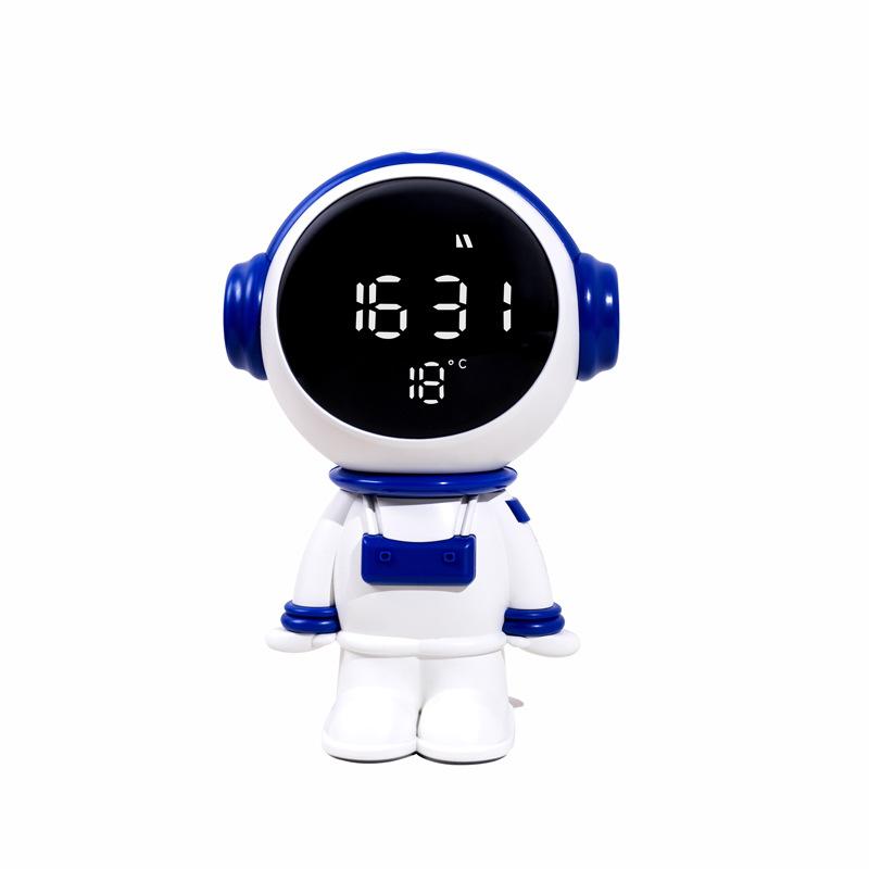 Astronaut 1011 New Alarm Clock Student with Special Get-up Artifact Children Boy Smart Electronic Alarm Clock