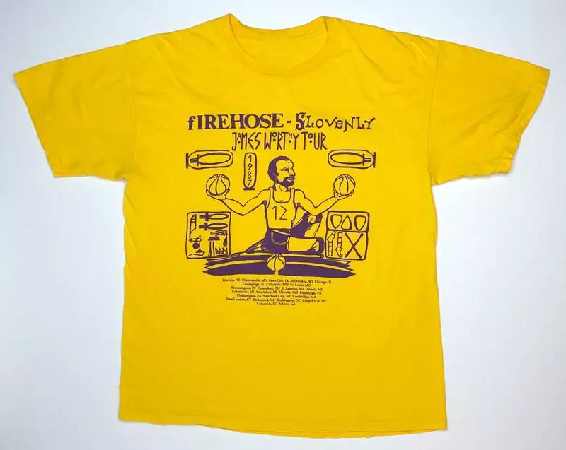 

Firehose Band Slovenly James Worthy Tour T Shirt Full Size S-4XL M