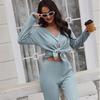 Sleepwear for Women Home Wear Set 2026 Spring Autumn Women's Pajamas Set V-neck Long Sleeve Leisure Soft Sleep Lounge Underwear