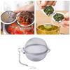 Stainless Steel Tea Infuser Sphere Locking Spice Tea Ball Strainer Mesh Infuser Tea Filter Cooking Tea Tools Kitchen Items