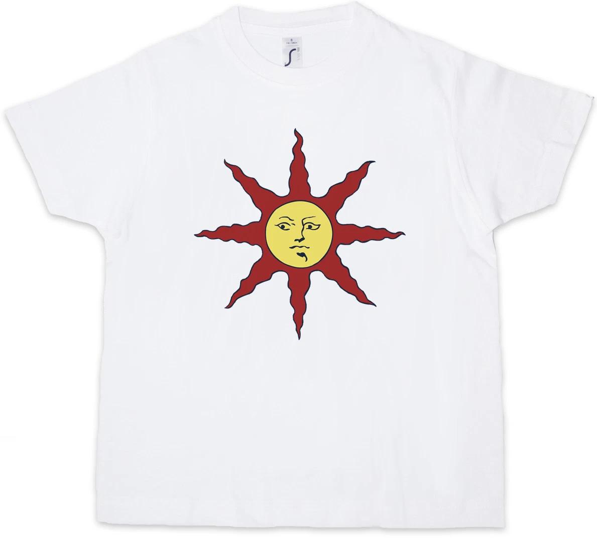 SUN LOGO DARK Kids Boys kids boys T-Shirt Firelink Shrine Dark Gamer Nerd Larp Souls 100