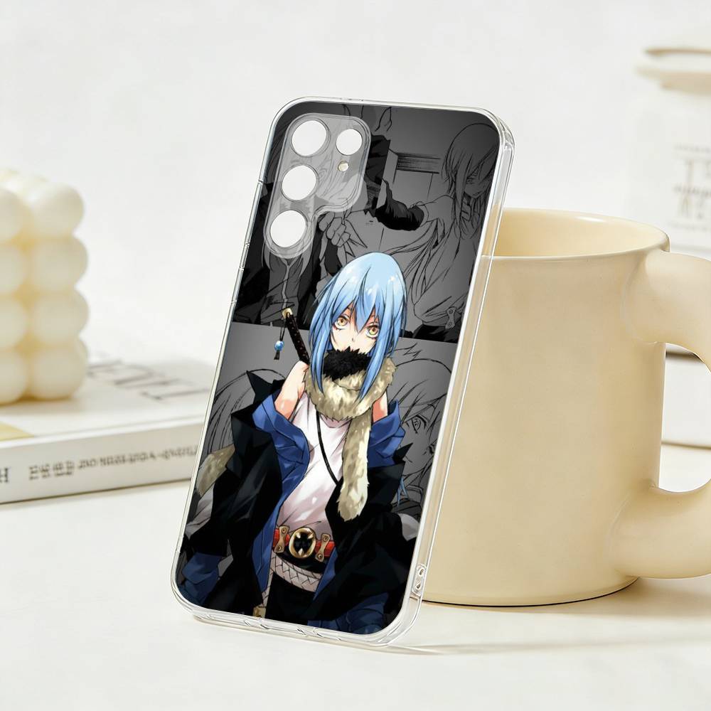 Slime Anime Rimuru Tempest Phone Case For Samsung S26, S25,S24,S21,S22,S23,S30,Ultra,Plus,5G,Transparent Cover Samsung S25ULTRA