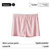 Men's Summer Nylon Glossy Ice Silk Loose Home Four Corner Underwear