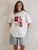 Women's Summer Pure Cotton Loose Medium-Length Short-Sleeved T-shirt - European & American Style Printed Top