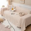 Plush Sofa Cover Simple Modern Winter Sofa Towel Cat-proof Sofa Blanket Cover
