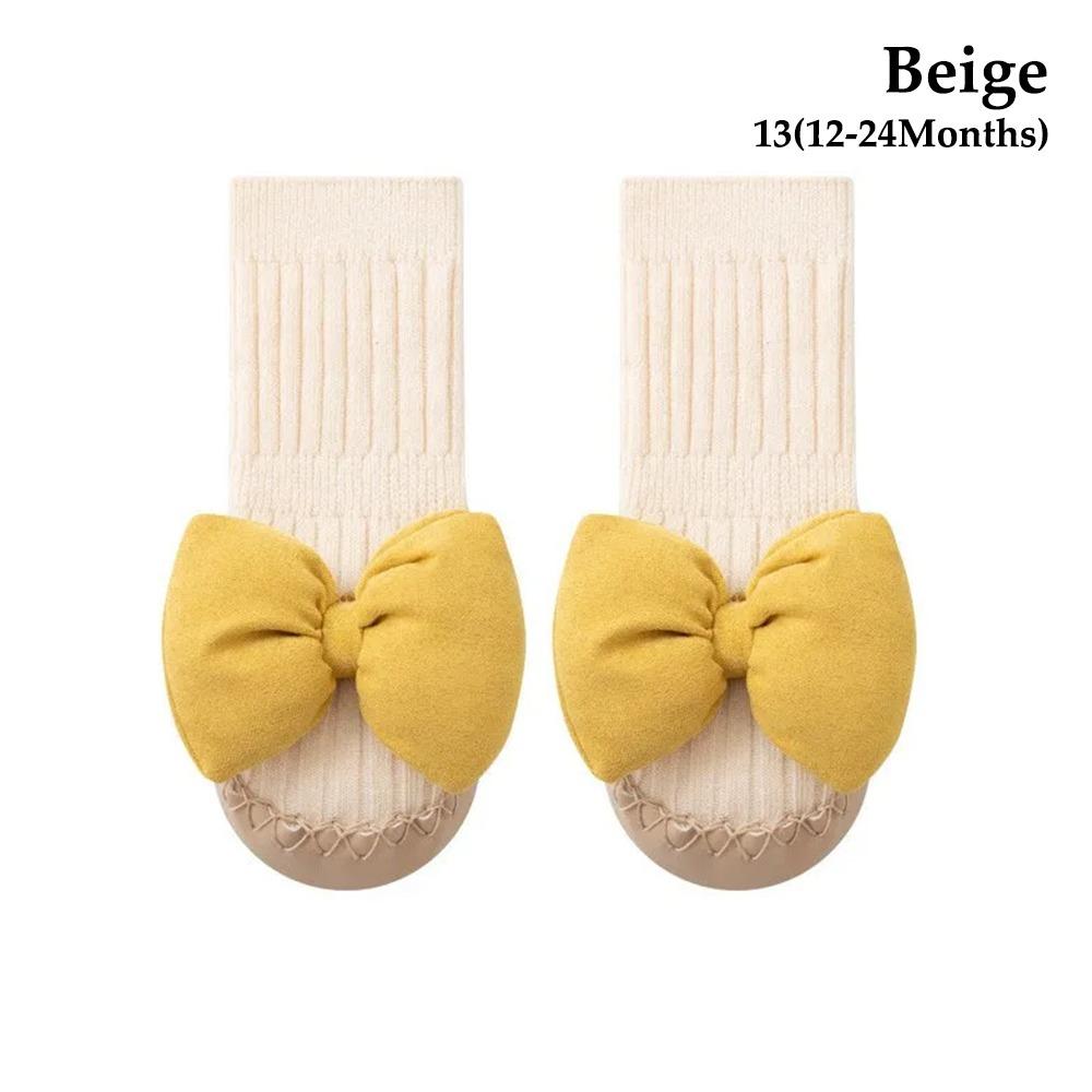 

1 пара Осенние детские туфли для малышей, полусапожки, детская обувь для первых шагов, детские носки-туфли для девочек-принцесс Beige 13(12-24Months)