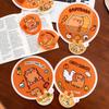 Portable Kawaii Cartoon Foldable Fan Creative Hand Fan Summer Cooling Pocket Cloth Toy Gift for Kids