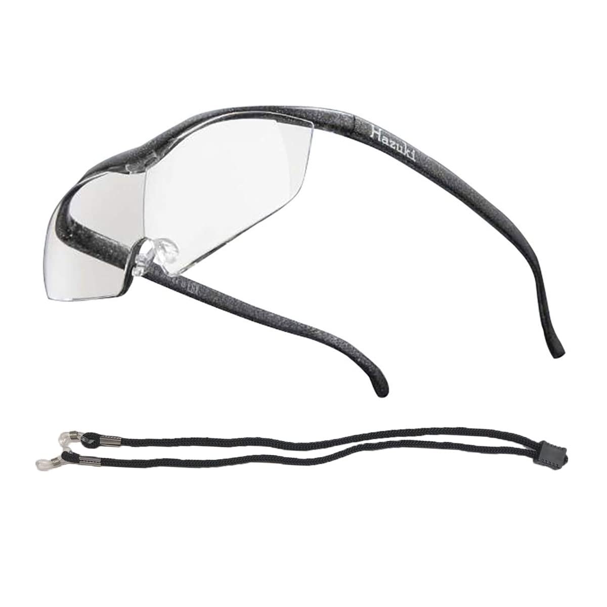 

Hazuki Hazuki Loupe Large Clear Lens 9 Поставляється з ремінцем, щоб повісити на шию. Подарунок на день народження 1,32x (всі кольори) (Чорно-сірий)