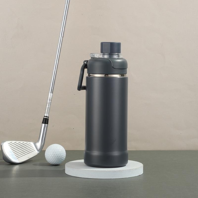 750ml Double Wall Thermos Sports Water Bottle Wide Mouth Drink Thermal Stainless Steel Vacuum Insulated