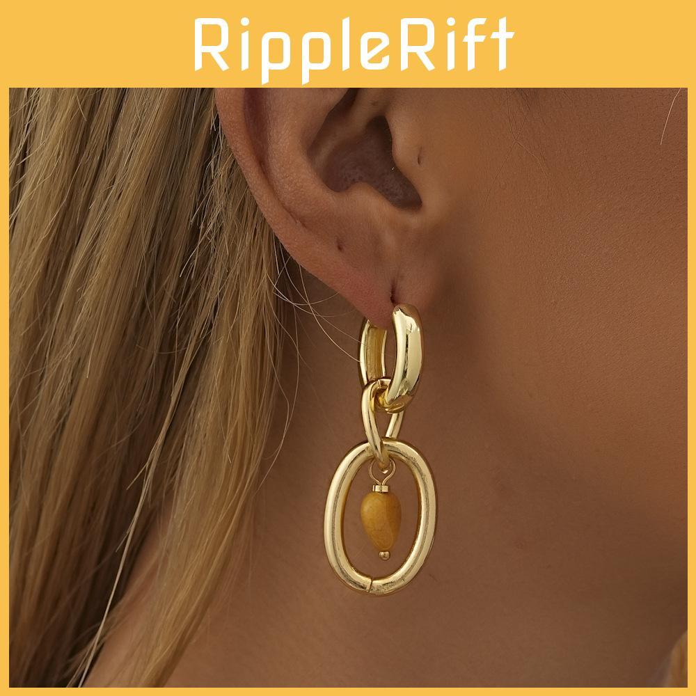 Heart Modern Fashion Shaped Earrings With Gold Plating Women For