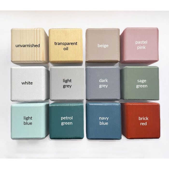 Lit enfant - BENLEMI - KIDDY - 80 x 180 cm - Bois massif - Verni naturel