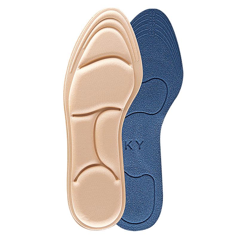Women's High Heel Insoles: Sweat-Absorbent, Breathable, Shock-Absorbing, Soft Massage Cushion