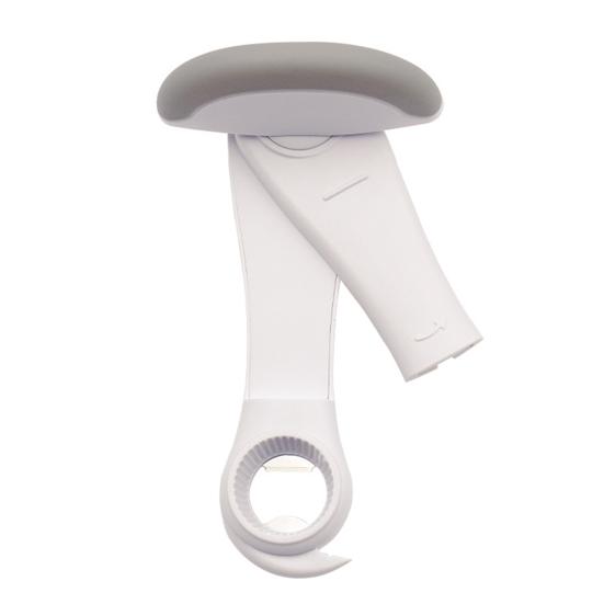 Can Opener Multi-Function Can And Bottle Opener Ergonomic Handle Kitchen Tools for Camping Travel Use