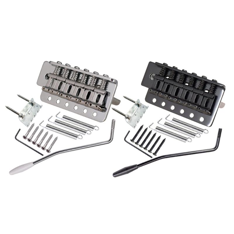 Bridge with whammy Bar for 6String Guitar Tailpiece Guitar Tremolo Bridge System
