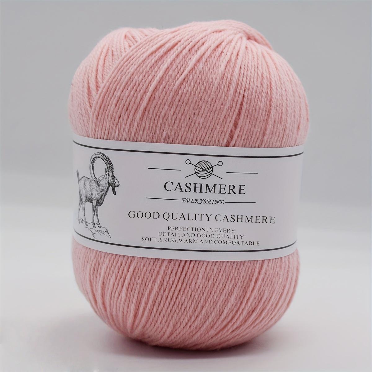 

Пряжа премиум-кашемира для вязания спицами и крючком – 50 г/1,76 унции, 320 м/350 ярдов, ультрамягкая тонкая шерсть ручной работы (Спицы 1,5-2,5 мм) Свитера DIY-поделки