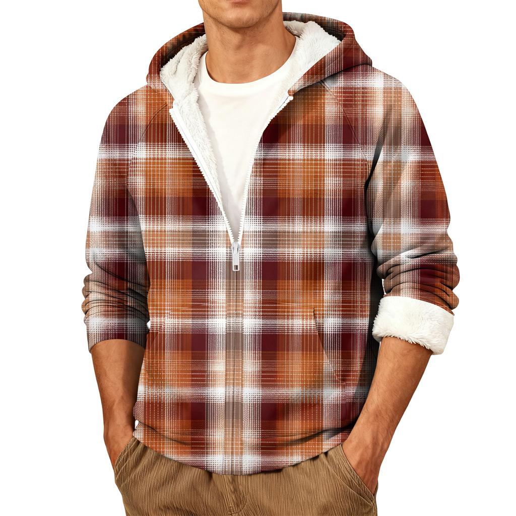 Men's Casual Warm Hooded Jacket