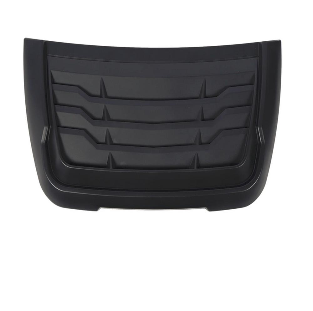 Black Car Exterior Hood Vent Scoop Cover Air Intake Grille Inlet Trim Universal