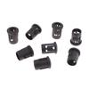 50Pcs 5Mm Led Holder Socket Clip Bezel Socket Mount Light Emitting Diode Lamp Base Cover Black Plastic Display Blub Cup Case