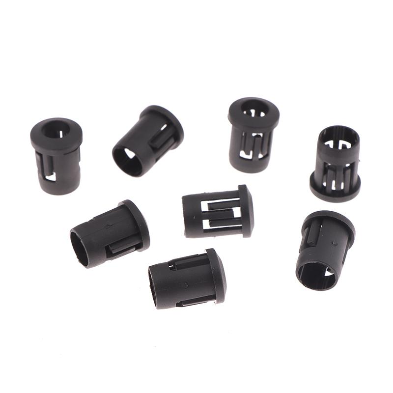 50Pcs 5Mm Led Holder Socket Clip Bezel Socket Mount Light Emitting Diode Lamp Base Cover Black Plastic Display Blub Cup Case