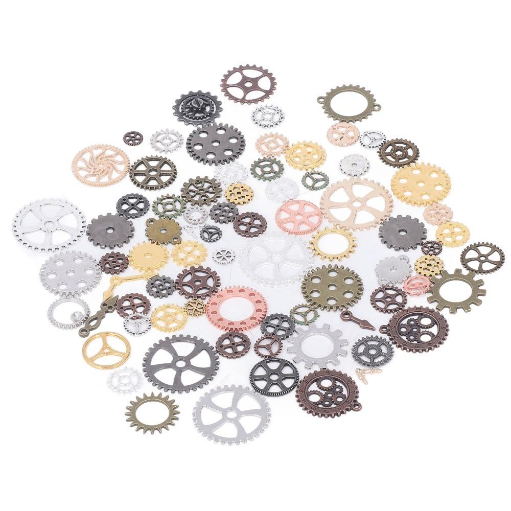 100g Colour Mixture Steampunk Gears Antique Steampunk Gears  Crafting Jewelry Making