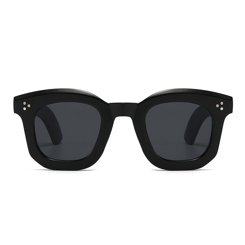 Car Sun Glasses 2pcs 2026 New Fashion Women Thick Frame Square Sunglasses Vintage Rice Nail Punk Female Shades Eyewear Unisex