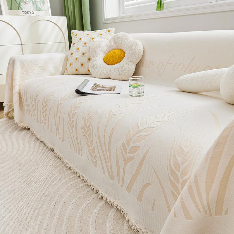 Chenille Sofa Cover Towel Full Covered Four Seasons Universal Simple Sofa Cushion Non-Slip Anti-Scratching Leather Sofa Cover