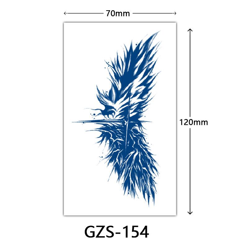 Herbal Juice Tattoo Sticker, Back Of Hand Juice Semi-Permanent Tattoo Sticker, Sweat-Proof Tattoo