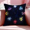Character SSaiko Sakura Cushion Cover Breathable Linen Pillowcase Summer Odorless EcoFriendly Invisible Zipper Washable