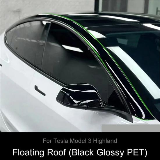 For Tesla Model 3 Highland Headlight Decorative Sticker Model 3+ Lamp Eyebrow Decor Handle Front Bumper Window Protective Film
