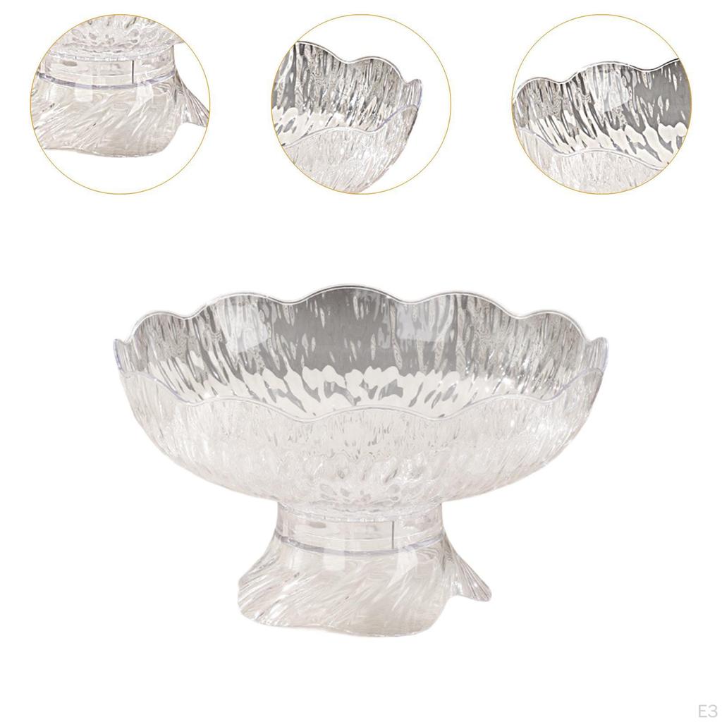 Creative Fruit Bowl on Stand with Modern Multifunctional Tray, Elegant PP Stand, Decorative Tabletop