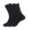 3/6Pairs of Plain Black and White Socks, Simple and Comfortable Mid-Calf Socks, Suitable for Autumn and Winter, Men's  Socks