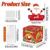 Santa Red Christmas Paper Money Box Festive Celebration Decor And Giving Gift