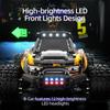 JJRC C8810 1:18 RC Car 2.4G 4WD Remote Control Crawler Electric LED Climbing Off-Road Monster Truck Vehicle Toy for Kid Gift