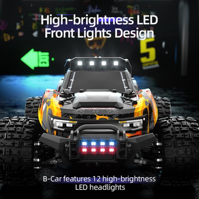 JJRC C8810 1:18 RC Car 2.4G 4WD Remote Control Crawler Electric LED Climbing Off-Road Monster Truck Vehicle Toy for Kid Gift