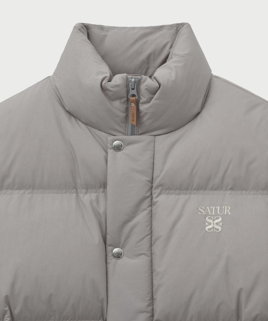 Satur Lauren Puffer Duck Down Padded Jacket Grey