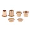 5Pcs Inner Diameter 8MM Powder Metallurgy Oil Bearing With Edge Step Shoulder Flange Bushing Copper Sleeve