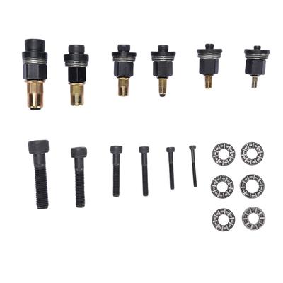 6Pcs Hand Rivet Head Nut Carbon Steel M10 M8 M6 M5 M4 M3 Hand Riveting Tool Tip Set Manual Riveter Tip for Tight Spaces