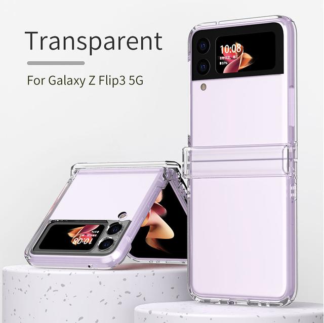 Etui silikonowe Candy Color do Samsung Galaxy Z Flip 3 5g składane, odporne na wstrząsy etui na telefon Samsung Z Flip3