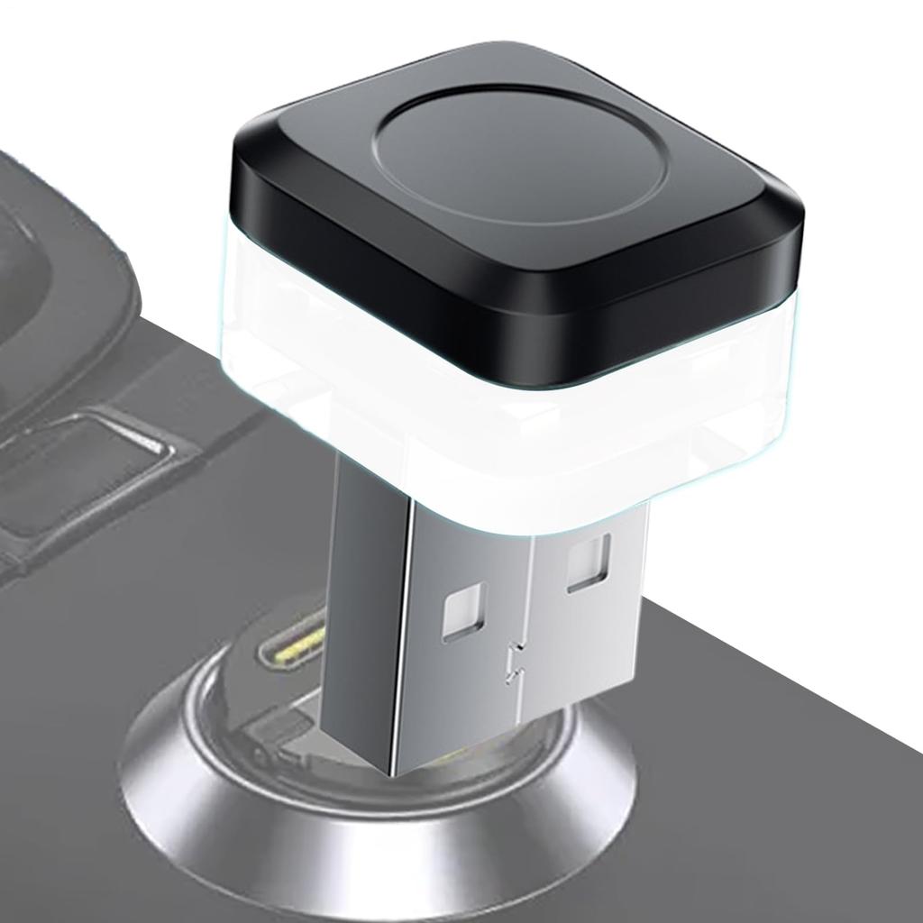 Atmosfera Interior de Carro LED USB, Luz Ambiente, Iluminação, Tipo C, Mini Luz, Pequeno, Leve,