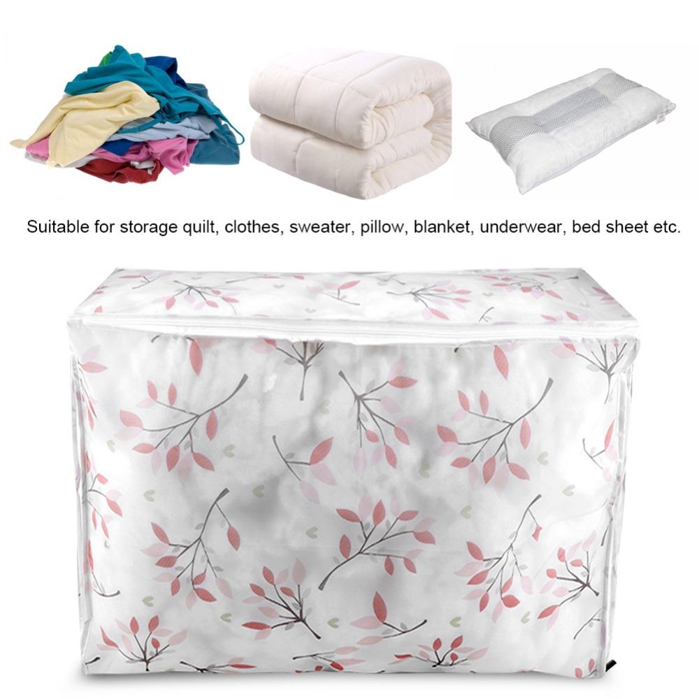 Foldable Foldable Storage Bag Large Capacity Zipper Closure Quilt Storage Bag Anti Dust Multi Purpose Travel Luggage