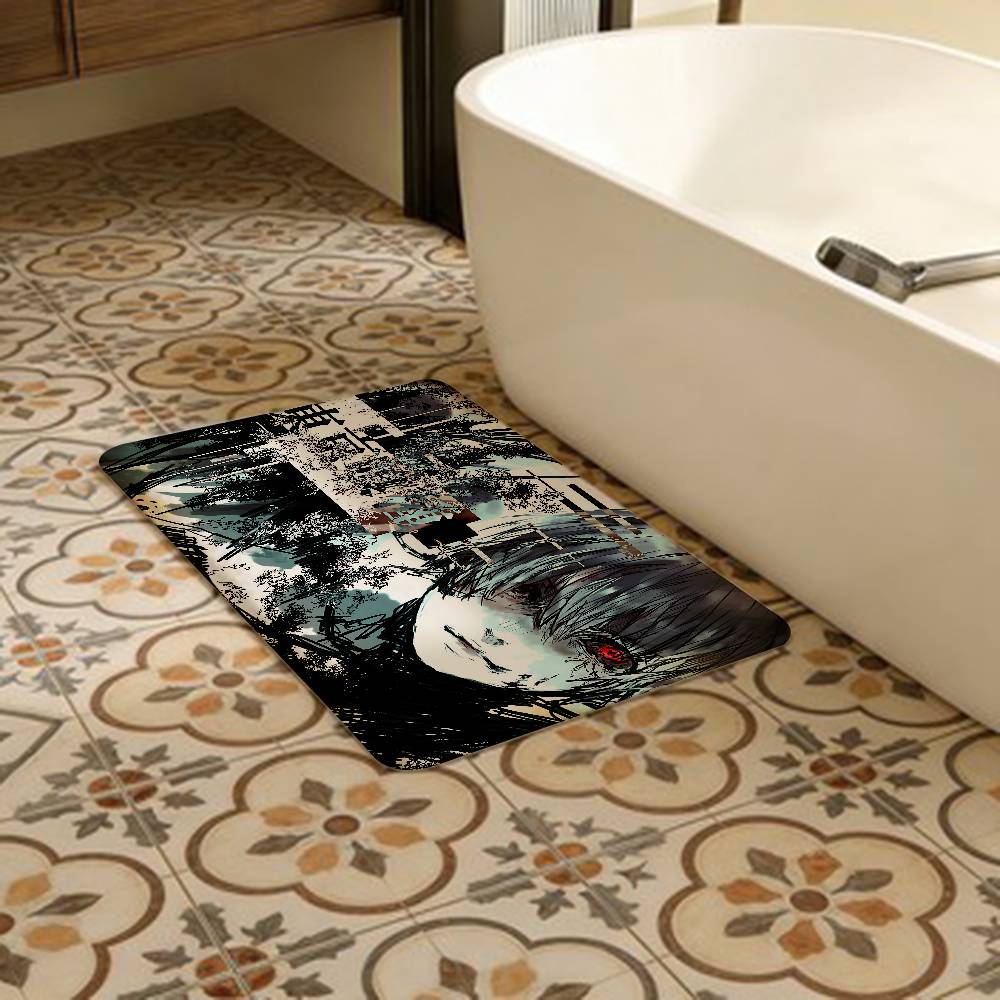 Tokyo Ghoul Anime Room Mats Retro Multiple Choice Living Room Kitchen Rug Non-Slip Welcome Rug