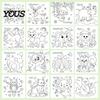 Easy Trace Line Drawings Children's Coloring Book, with Cute Animal Theme, Thick Paper Sketchbook, Kids Fun Pictures for Toddlers Drawing And Painting