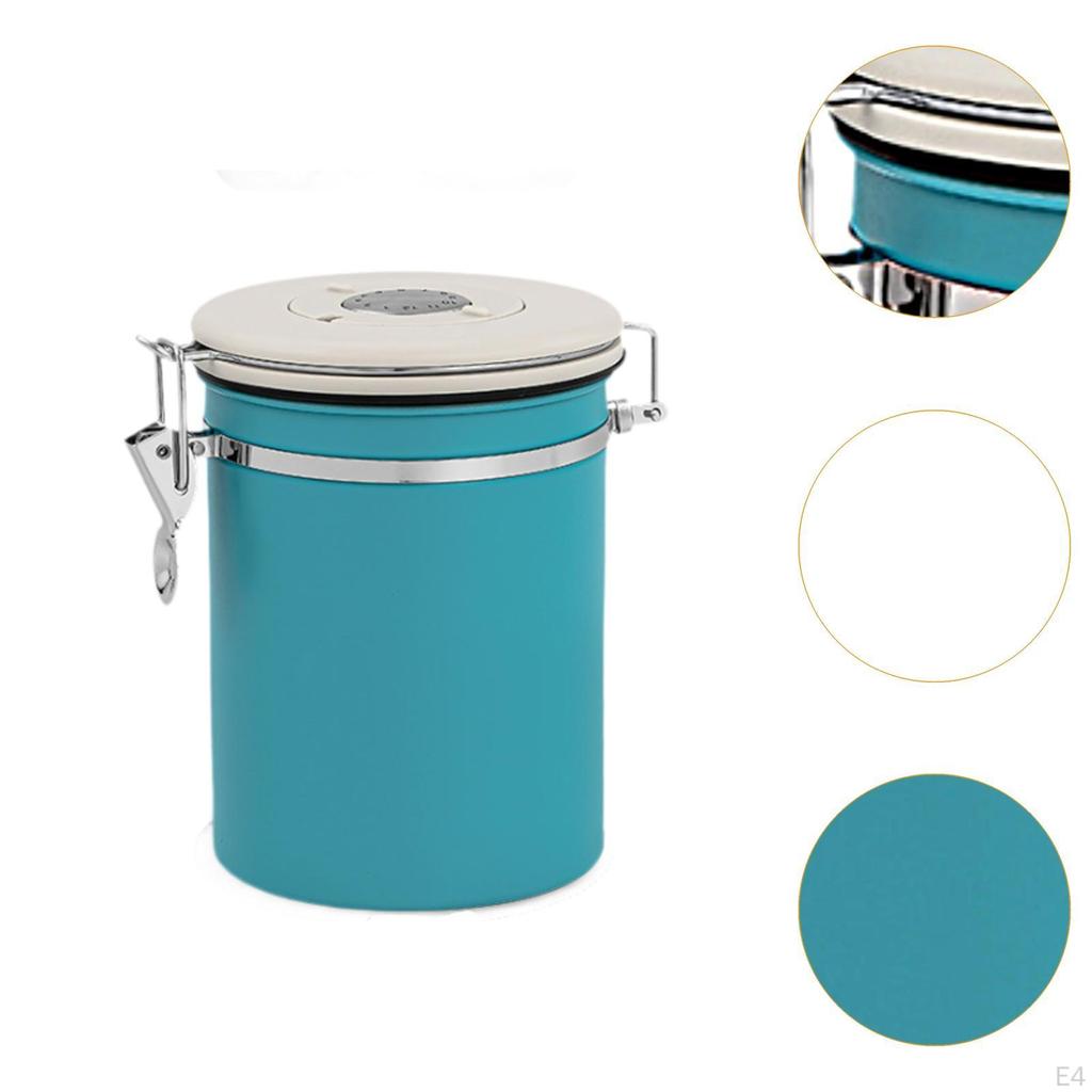 Coffee Canister Stainless Steel Home Airtight Food Storage Container for Tea