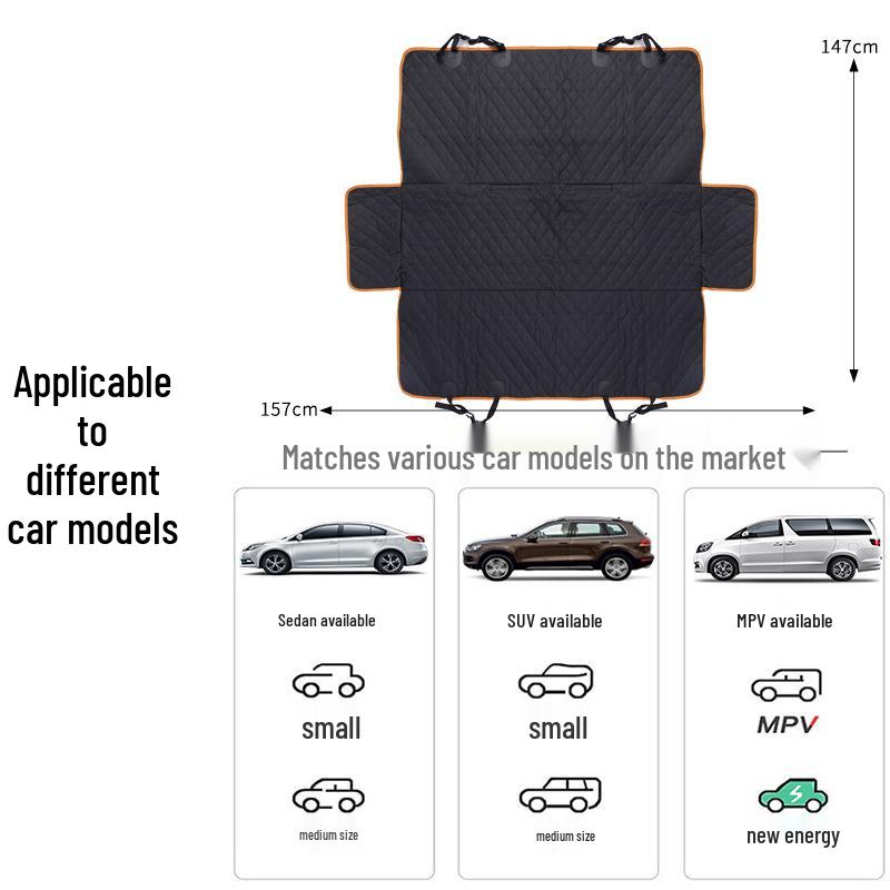 Waterproof & Dirt-Resistant Pet Car Seat Hammock Mat
