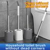 Cleaning Toilet Brush, Household Bathroom Cleaning Brush, No Dead Corners with Base, Bathroom Long Handle Set, Brush Extension